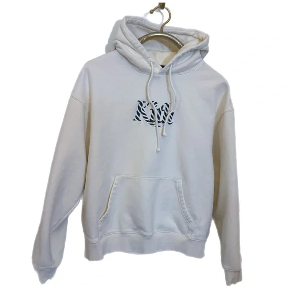 Kith Candy Cane Williams Ill Hoodie ‘Sandrift' White/Beige Men’s Size Large